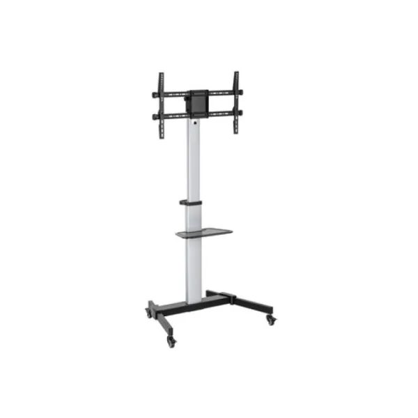 Equip 650630 Soporte de TV con Ruedas 37-86" VESA 600x400 50KG Máx Plata 