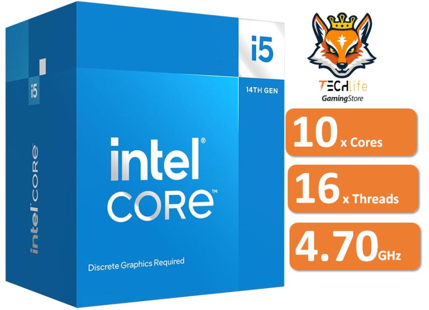 Intel Core i5-14400F 10x Cores a 2.60Ghz/4.7Ghz 20MB Socket 1700 | ...