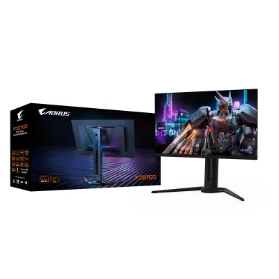 GIGABYTE Monitor de juego AORUS FO27Q3 OLED de 27” - 2560 x GIGABYTE Monitor de juego AORUS FO27Q3 OLED de 27” - 2560 x