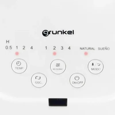 Ventilador de Pie Grunkel FAN-14SILENCE/ 24W/ 5 Aspas 35cm/ 4