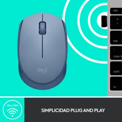 Logitech M171 Ratón Inalámbrico Gris Logitech M171 Ratón Inalámbrico Gris