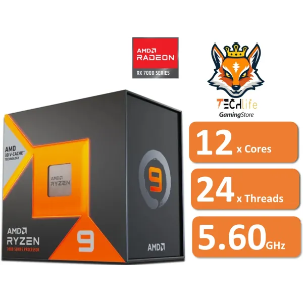 AMD Ryzen 9 7900X 4.7 GHz Box sin Ventilador