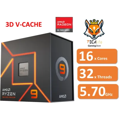 AMD Ryzen 9 7950X3D 4.2 GHz/5.7 GHz AMD Ryzen 9 7950X3D 4.2 GHz/5.7 GHz