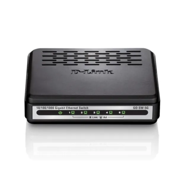 D-Link GO-SW-5G Switch Plástico 5 Puertos Gigabit 10 100 1000 Mbps