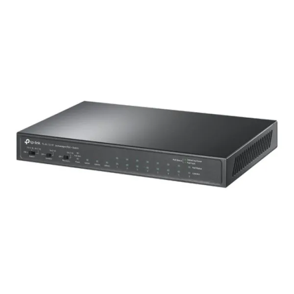 TP-Link TL-SL1311P Switch No Gestionado 8 Puertos Fast Ethernet PoE 2 Puertos Gigabit 1 Puerto SFP