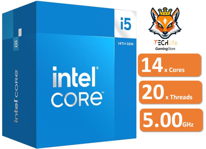 Intel Core i5-14500 14x Cores a 2.60Ghz/5.0Ghz 24MB con Gráficos In...