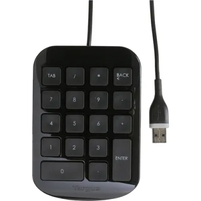 Targus Teclado numérico USB Ergonomico, PC, Mac y Netbook Targus Teclado numérico USB Ergonomico, PC, Mac y Netbook