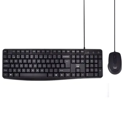 Ewent EW3007 teclado Ratón incluido Oficina USB QWERTY Ewent EW3007 teclado Ratón incluido Oficina USB QWERTY