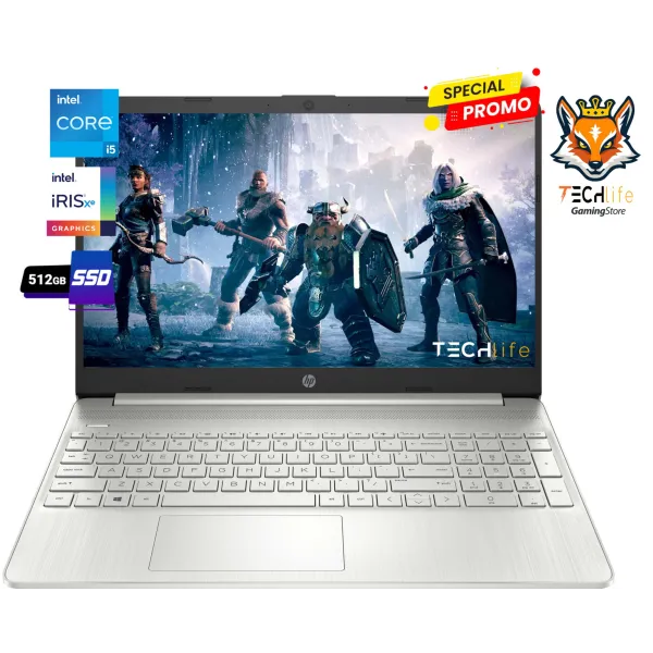 HP 15S-FQ5078NS Intel Core i5-1235u 16GB 512GB 15.6" FreeDOS Plata