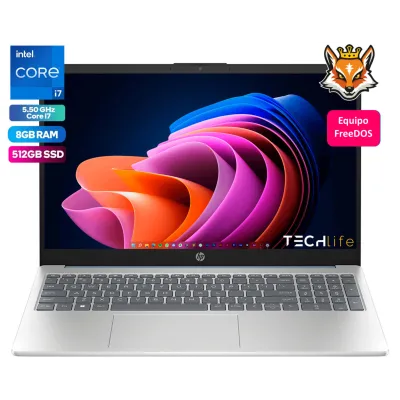 HP 15-FD0060NS Intel Core i7-1355u 8GB 512GB 15.6" Azul lunar