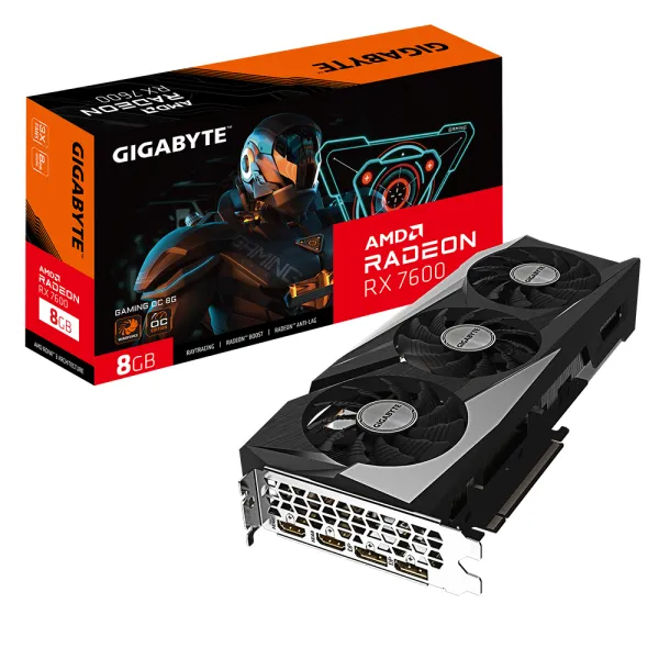 Gigabyte GAMING AMD Radeon RX 7600 OC 8GB GDDR6