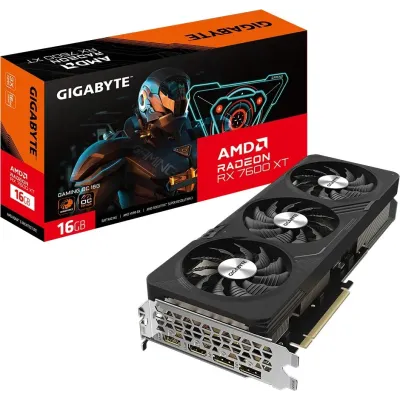 Gigabyte GAMING AMD Radeon RX 7600 XT OC 16GB GDDR6 Gigabyte GAMING AMD Radeon RX 7600 XT OC 16GB GDDR6