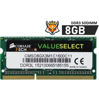 Corsair Value Select DDR3 1600 PC3-12800 8GB CL11 Corsair Value Select DDR3 1600 PC3-12800 8GB CL11