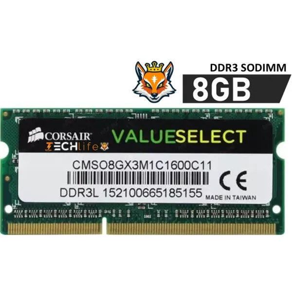 Corsair Value Select DDR3 1600 PC3-12800 8GB CL11