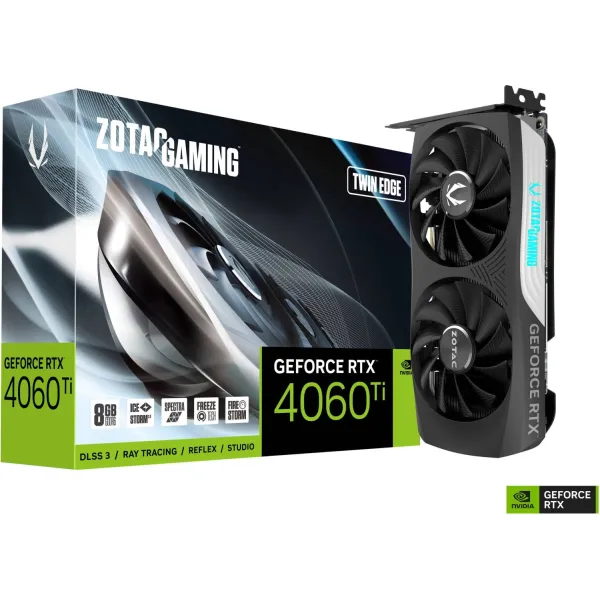 Zotac GAMING GeForce RTX 4060 Ti Twin Edge 8GB GDDR6 DLSS3
