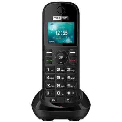 Teléfono Inalámbrico Maxcom MM35D/ Negro Teléfono Inalámbrico Maxcom MM35D/ Negro