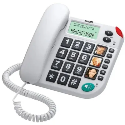 Teléfono Maxcom KXT480/ Blanco Teléfono Maxcom KXT480/ Blanco