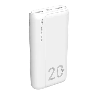 Silicon Power Bank QS15 Blanco Batería 20.000mAh Carga rápida