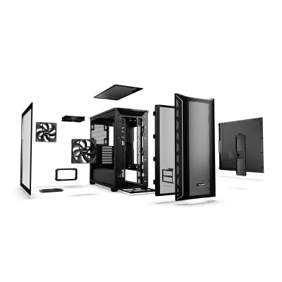 Be Quiet Shadow Base 800 DX Black Midi Tower Cristal Templado Be Quiet Shadow Base 800 DX Black Midi Tower Cristal Templado