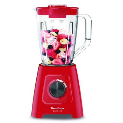 Moulinex Blendforce II LM420510 Batidora de vaso 2L 550W Rojo Moulinex Blendforce II LM420510 Batidora de vaso 2L 550W Rojo