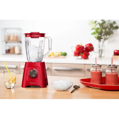 Moulinex Blendforce II LM420510 Batidora de vaso 2L 550W Rojo Moulinex Blendforce II LM420510 Batidora de vaso 2L 550W Rojo