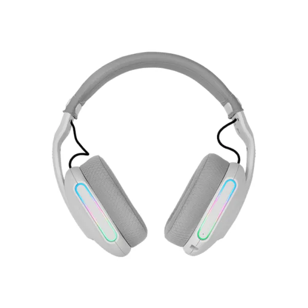 Mars Gaming MHW-PRO Auriculares Inalámbricos 7.1 ARGB Flow Bluetooth 5.3 Micrófono Dual Blancos 