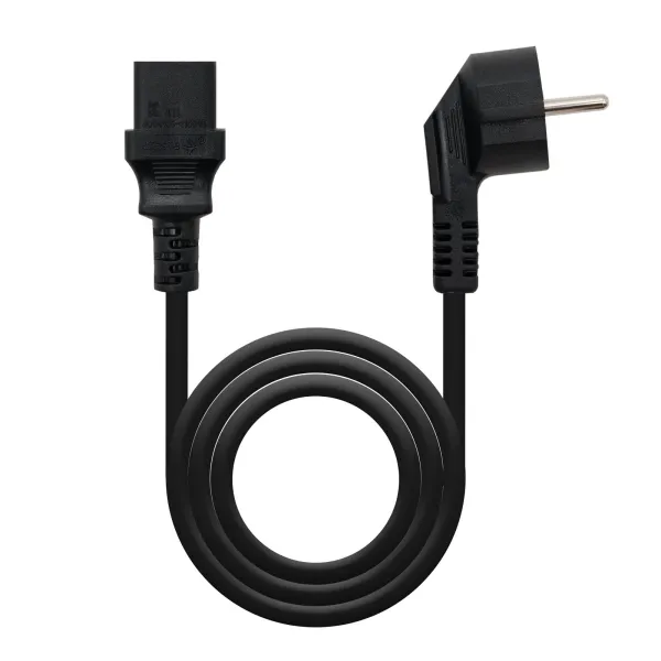 Nanocable Cable de Alimentación CPU CEE7 Macho a C13 Hembra 5m Negro 
