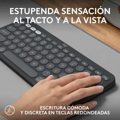 Logitech Pebble Keys 2 K380s Grafito Teclado Bluetooth Logitech Pebble Keys 2 K380s Grafito Teclado Bluetooth
