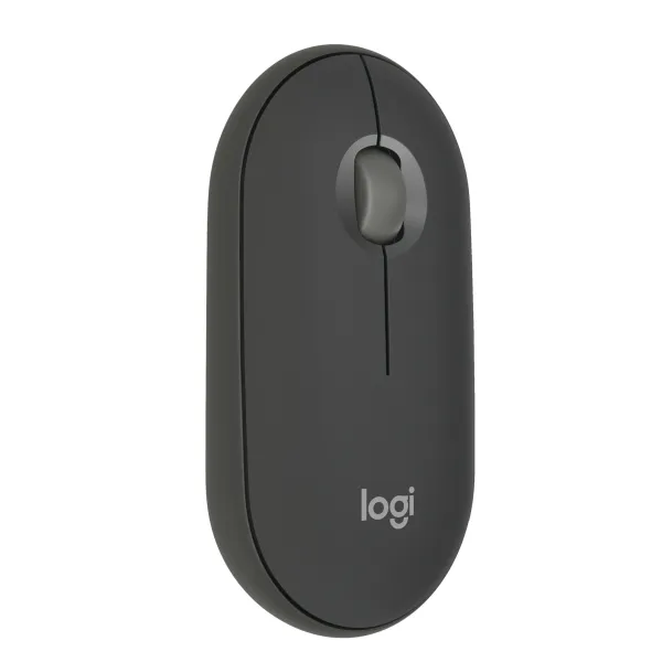 Logitech Pebble Mouse 2 M350s Ratón Bluetooth Clics Discretos Windows, macOS, iPadOS, Android, Chrom