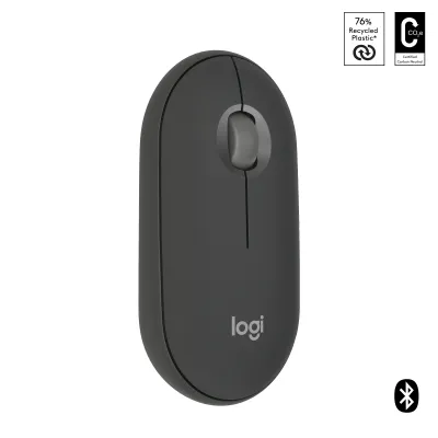 Logitech Pebble Mouse 2 M350s Ratón Bluetooth Clics Discretos Logitech Pebble Mouse 2 M350s Ratón Bluetooth Clics Discretos