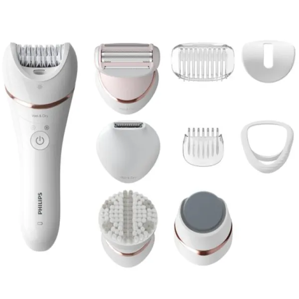 Philips Epilator Series 8000 BRE740/10 Depiladora Inalámbrica Wet & Dry