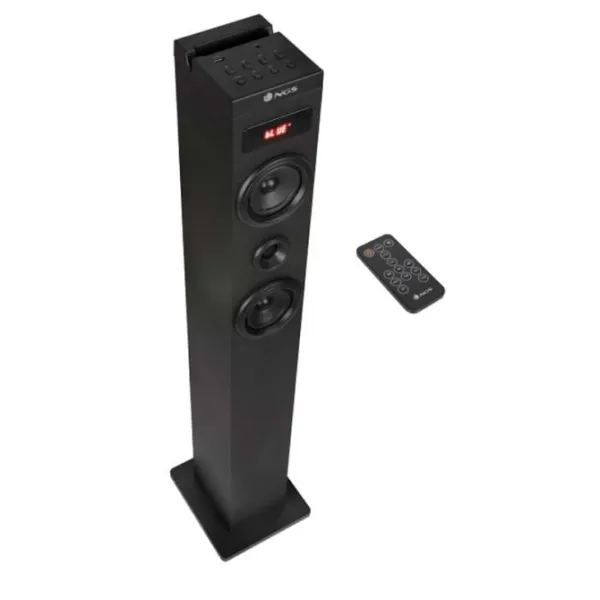NGS Sky Charm 2.1 Torre de Sonido Bluetooth Negra 