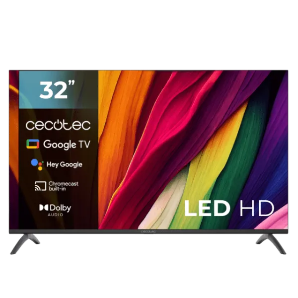 Cecotec TV 32" LED HD A4 series ALH40032S Google TV Smart WiFi Chromecast