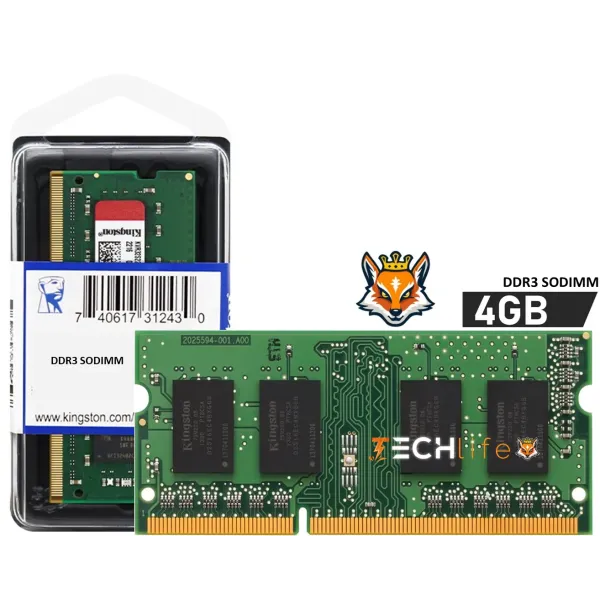 Kingston ValueRAM SO-DIMM DDR3 1600 PC3-12800 4GB CL11