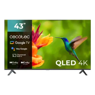 Cecotec TV QLED 43" 4K V4 Series VQU40043 HDR10 Google