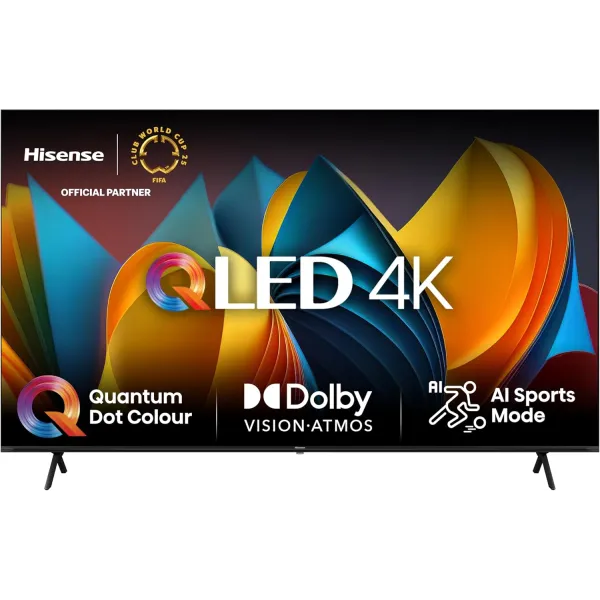 Hisense Serie E7 QLED TV 4K 43E77NQ 43" UHD VIDAA WiFi, Smart TV, Alexa,DTS Virtual X, Control por voz, HDR10 Plus
