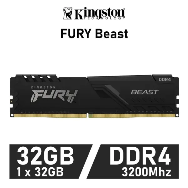 Kingston FURY Beast DDR4 3200 MHz 32GB CL16