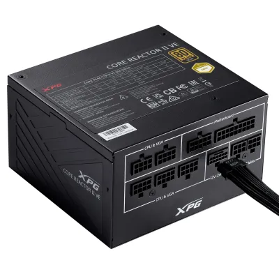XPG CORE REACTOR II VE ATX 3.1 PCIe 5.1 750W 80 Plus Gold XPG CORE REACTOR II VE ATX 3.1 PCIe 5.1 750W 80 Plus Gold