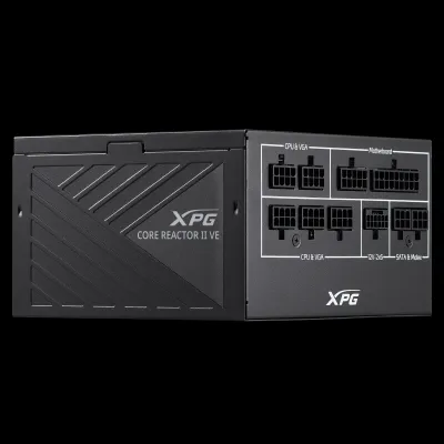 XPG CORE REACTOR II VE ATX 3.1 PCIe 5.1 750W 80 Plus Gold XPG CORE REACTOR II VE ATX 3.1 PCIe 5.1 750W 80 Plus Gold