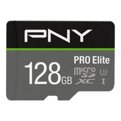 PNY Pro Elite microSDXC 128GB UHS-I U3 Clase 10