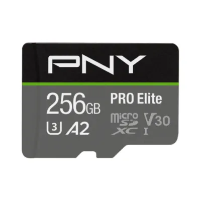 PNY Pro Elite 256 GB MicroSDXC UHS-I U3 Clase 10