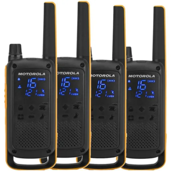 Motorola Talkabout T82 Extreme Quad Pack 4 Walkie Talkie