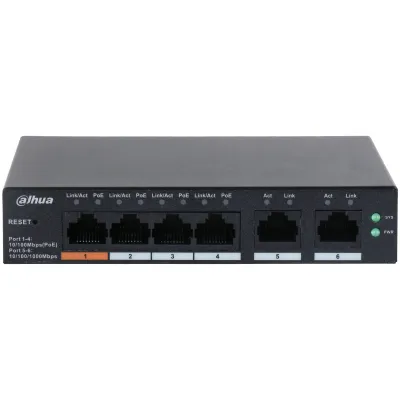 Dahua Technology DH-CS4006-4ET-60 Switch Gestionado L2 Gigabit Dahua Technology DH-CS4006-4ET-60 Switch Gestionado L2 Gigabit