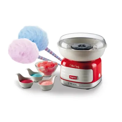 Ariete Party Time Cotton Candy Máquina de Algodón de Azúcar Rojo Ariete Party Time Cotton Candy Máquina de Algodón de Azúcar Rojo