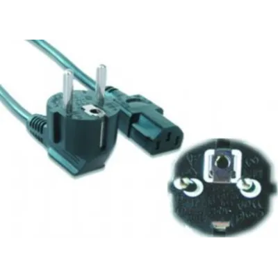 Gembird PC-186-VDE-5M Cable de Alimentación Schuko a C13 5m