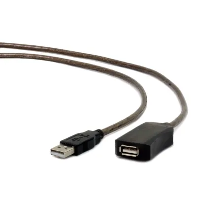 Gembird Cable USB 2.0 Alargador Macho/Hembra 10m Negro