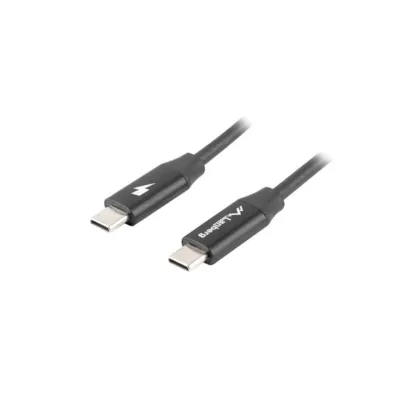 Lanberg CA-CMCM-40CU-0005-BK cable USB USB 2.0 0,5 m USB C Negro