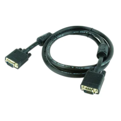 Gembird 1.8m HD15 M/M cable VGA 1,8 m VGA (D-Sub) Negro Gembird 1.8m HD15 M/M cable VGA 1,8 m VGA (D-Sub) Negro