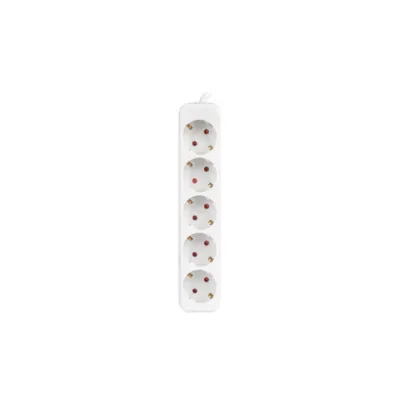 REGLETA LANBERG 5 TOMAS SCHUKO BLANCA 1.5M
