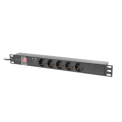 Lanberg PDU-05F-0200-BK unidad de distribución de energía (PDU) Lanberg PDU-05F-0200-BK unidad de distribución de energía (PDU)